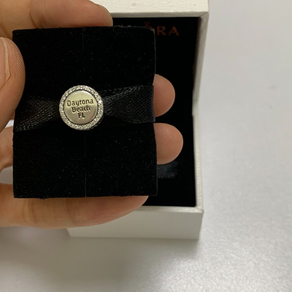 Pandora Daytona Beach FL Charm Motorcycle Bead Charm S925 Sterling Silver